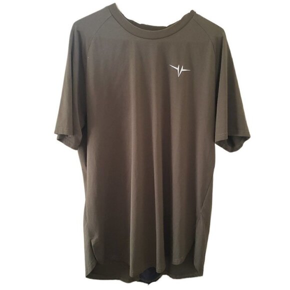EOMIK 'Differentiate Yourself' Men's Olive Green Short Sleeve T-Shirt - Picture 1 of 4